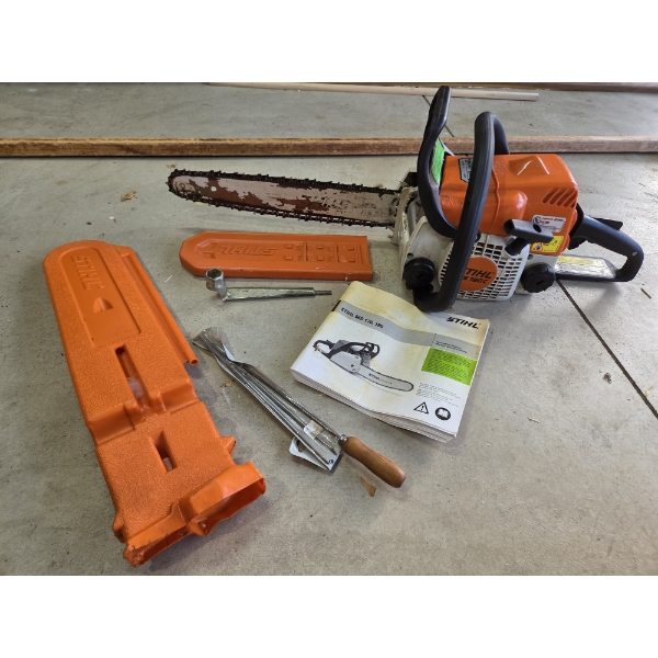 PICKUP IN CANTON - Excellent Condition Stihl MS180 Chainsaw In Hard Case 