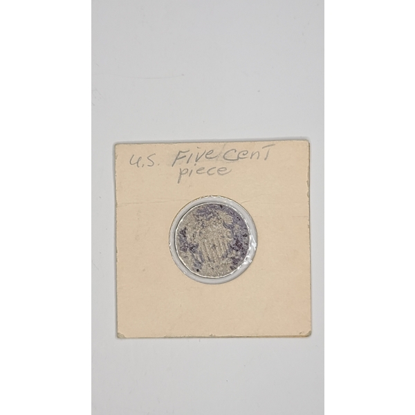 Believed To Be 1870 U.S Shield Nickel 