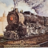 Image 3 : Two Framed Railroad or Train Prints & Artworks! Perfect for Train Lovers!