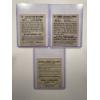 Image 2 : Ted Williams, Babe Ruth & Paige Throwback Chewing Gum Trading Cards In Holders - Mint Condition