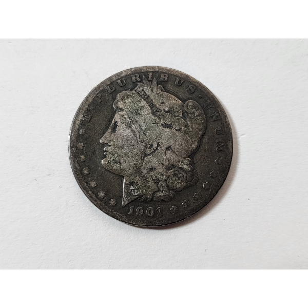 1901-S Morgan Silver Dollar - 90% Silver - Better Date