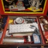 Image 3 : Vintage Erector Set Lot - Large Set Full Of Parts & Manual - With Additional smaller Empty Erector C