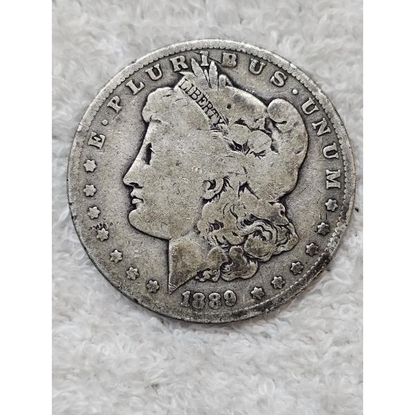 1889 United States Morgan 90% Silver Dollar