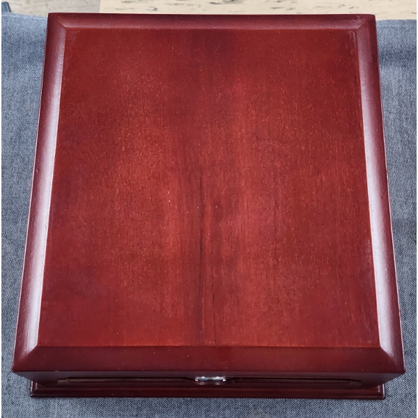 Nice Wooden Collection Storage Box For The Complete Collection of U.S. Silver Proof Sets! ~ Holds 40
