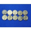 Image 1 : x10 Assorted Years Jefferson Wartime Nickels FV: $0.50