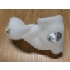 Image 2 : Adorable Vintage Hand Painted Fenton Satin Glass Rabbit