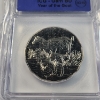 Image 2 : ICG GEM BU 2015 Australia 50-Cent "Year of the Goat" Commemorative Coin