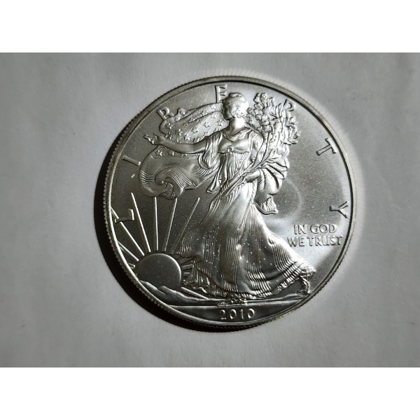 2010 American Eagle 1 Oz Fine Silver Round