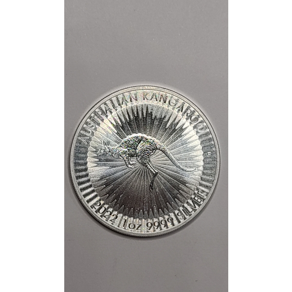 
2022 Australian Kangaroo 1 oz .9999 Fine Silver Coin