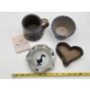 Image 3 : Vintage Deerfield OH 1799 Westerwald Pottery Mug & Assorted Handmade Pieces