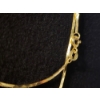 Image 3 : Stunning 14K Gold Triangle-Link Chian 36" Necklace - Total Weight: 5.7g