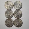 Image 2 : $3.00 Face Value in Assorted 40% Silver United States Kennedy Half Dollars ~ Six Coins!