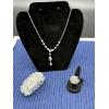 Image 1 : Lot of Costume Jewelry - Necklace - Ring - Bracelet - Very Beautiful Pieces!