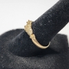 Image 3 : 14K Yellow Gold Detailed Ring - Size 8 - TW: 2.5g