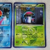 Image 2 : Two Vintage Team Plasma Pokemon Trading Cards ~ Octillery & Amoonguss