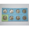 Image 1 : x8 Assorted Years 40% Silver Kennedy Half Dollars FV: $4.00