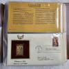Image 3 : Golden Replicas Of United States Stamps 22kt Gold Foil Proof Replicas On First Day Covers In Album