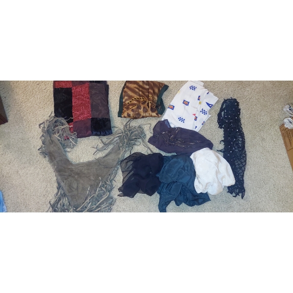 Selection Of Ladies Silk & Other / Scarfs