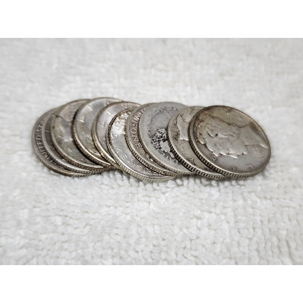 $1.00 Face Value in Assorted United States 90% Silver Dimes 