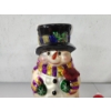Image 3 : Thomas Pacconi Classics 30 Year Anniversary - 2 Blown Glass Snowman w/ Wooden Base
