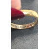 Image 9 : Women's Sterling Silver Ring With Blue & Clear Heart Shaped Stones (Engraved) -Size 9 - Weight: 2.8g