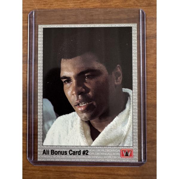 Rare Muhammad Ali Boxing Card In Protective Holder - Mint Condition