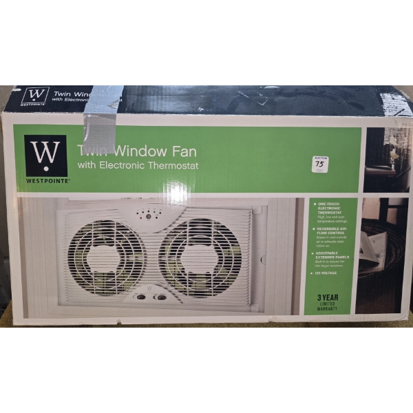 Westpointe Twin Window Fan - Intake and Exhaust - Works