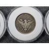 Image 7 : Three United States 90% Silver Coins in Protective Capsules ~ $0.85 Face Value ~ 
