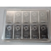 Image 4 : 100g Silver Valcambi Suisse CombiBar (10 x 10 Gram) 999 Fine Silver- Sealed Package