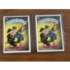 Image 1 : 1985 Garbage Pail Kids - Tommy Gun & Dead Fred Cards - 57A & 57B - Mint Condition