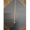 Image 3 : 10.5'' Gold Tone Necklace With Black Teardrop Shape Pendant