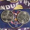 Image 5 : 2016 Harpers Ferry Three-Coin Set And 2007 Utah Quarter Card