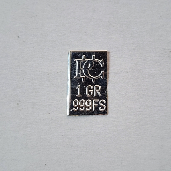 1 Grain .999 Fine Silver Bar