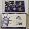 Image 3 : Collection of United States Mint 50 State Quarters Proof Sets from 2001, 2002, 2005, and 2007