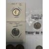 Image 3 : Lot of 90% Silver, Assorted Year, Dimes and Quarters, including 1 Canadian Dime, FV $3.95