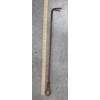 Image 2 : Unique Vintage Collectables Including Wood Clubs, Metal Fire Poker, Ice Skate Blades & More