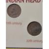 Image 3 : 19th & 20th Century Indian Pennies Display & 15 Assorted Buffalo Nickels- Some With Dates & Some W/O