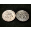 Image 3 : Two 1964 Kennedy 90% Silver Half Dollars - $1.00 Face Value