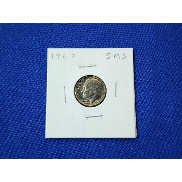 1967 Special Mint Set Roosevelt Dime 