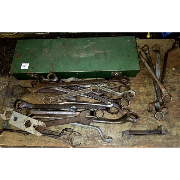 Wrenches and Socket Set with Large Sockets