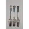 Image 3 : (3) Vintage Sterling Silver Towle Dinner Forks - Total Weight: 136.1g