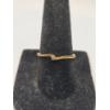 Image 1 : 14K Yellow Gold Bypass Engagement Ring - Size 6.5 - Weight: 1.3g
