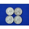 Image 1 : x4 Assorted Years U.S. 90% Silver Washington Quarters FV: $1.00