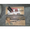 Image 5 : Grays Pottery Crock.Tin Tray, Picnic Basket, Recipe Box & Cards, Vintage Thermometer And More!
