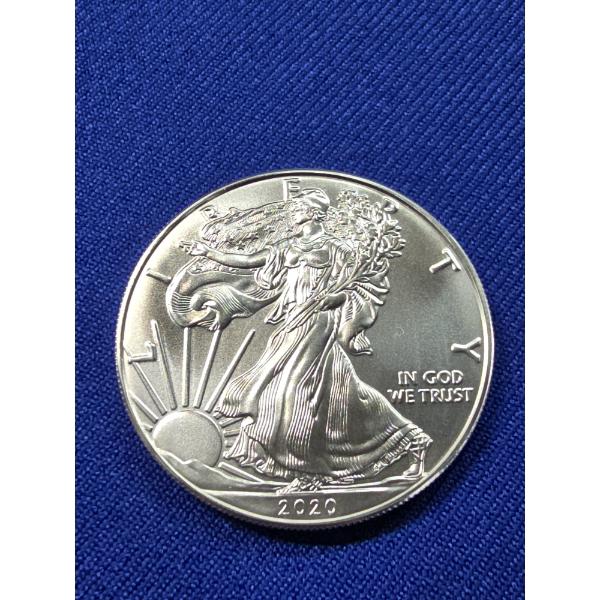 2020 American Silver Eagle Dollar 1 oz .999 Fine Silver One Dollar Coin