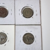 Image 9 : Six Assorted United States Nickels: Buffalo & "V" Nickels - Face Value: $0.30