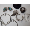 Image 3 : Lot of Assorted Sterling Silver Jewelry: Earrings, Rings, Pendants TW: 106.9g
