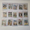 Image 1 : MINT 1974 TOPPS BASEBALL CARDS - 15 ASSORTED SLEEVED CARDS IN NEVER TOUCHED FRESH CONDITION 