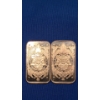 Image 2 : (2) 1 AVDP oz .999 Fine Copper Bars ft. Statue of Liberty Motif