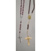 Image 2 : Collection Of Assorted Rosaries & Belleek Porcelain Tulip Votive